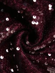 Robe mini dos nu à sequins