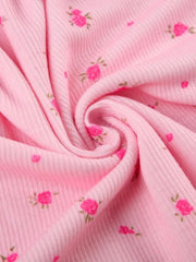 Body Soft Girl à bordure en dentelle florale