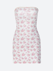 Robe mini tube florale Soft Girl