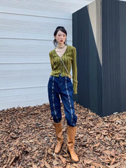 Gilet duveteux à rayures