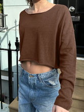 Pull décontracté, ample, confortable, douillet, rétro et élégant, chaud, idéal pour le printemps et l'automne, col rond