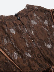 Robe courte en velours