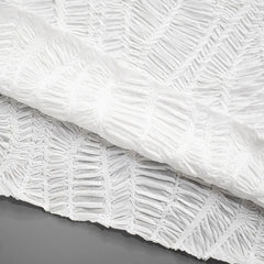 Robe courte froissée à lacets