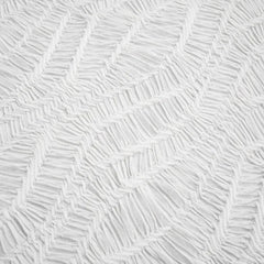 Robe courte froissée à lacets