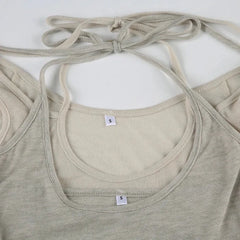 Y2K Cut Out Crop Top