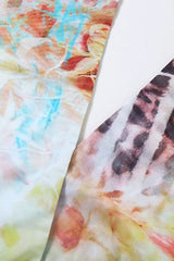 Robe mini dos nu à imprimé coloré