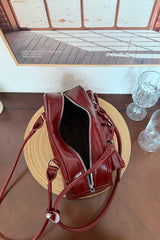 Sac bowling à nœud papillon, sac à bandoulière chic, sac fourre-tout