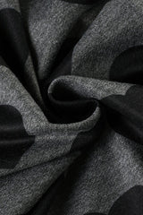 Heart Print Slim Fit Hoodie