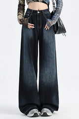 Relaxed Fit Floor Length Jeans