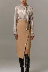 Elegant Design Midi Skirt