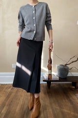 Gilet de Noël raglan à boutons jade