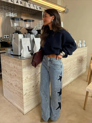 Casual Star Straight Jeans