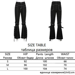 KittenAlarm - Tendances mode femme : jeans baggy à poches et patchwork, streetwear, 100 % coton, pantalon cargo ample, style coréen Harajuku