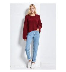 KittenAlarm - Pantalon harem vintage, jean taille haute, jean boyfriend femme, jean mom long, pantalon en denim style cowboy, Vaqueros Mujer