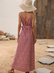 Robe nuisette midi à fleurs Hope Remains - Rose