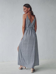 Robe nuisette midi à fleurs Hope Remains - Noire