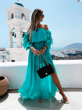 Robe midi Peacekeeper à épaules dénudées - Sauge douce