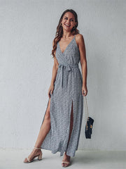 Robe nuisette midi à fleurs Hope Remains - Noire