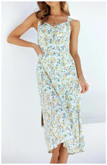 Robe midi fleurie Loved By You - Ivoire