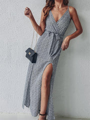 Robe nuisette midi à fleurs Hope Remains - Noire