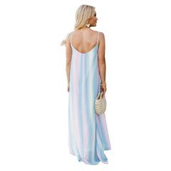 Robe maxi colorblock You Do You