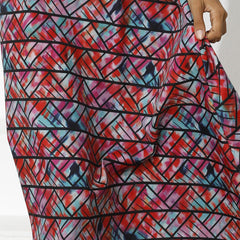 Robe longue Klair à fleurs et smocks