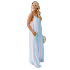 Robe maxi colorblock You Do You