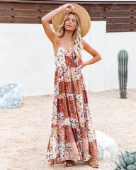 Robe maxi bohème patchwork Beauty In Bloom