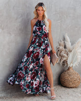 Robe longue dos nu Bloomed