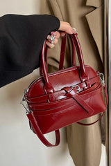 Sac bandoulière minimaliste de luxe en PU