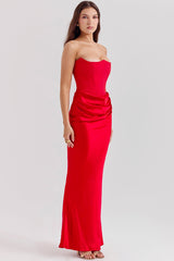 Strapless Backless Bodycon Party Dress