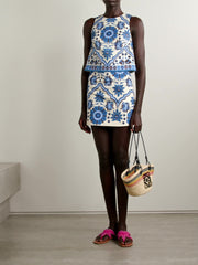 Casual Round Neck Skirt Set