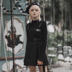 Robe nuisette asymétrique style punk futuriste et militaire