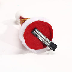 Chapeau de Père Noël festif en 3D, accessoire de cheveux adorable
