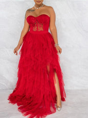 Lace Slip Graceful Mini Dress Dresses