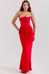 Strapless Backless Bodycon Party Dress
