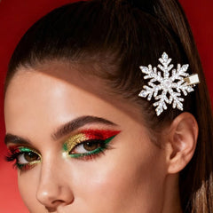 Nœud papillon renne en strass, accessoire de cheveux festif