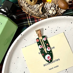 Accessoire pour cheveux de Noël sans couture, style bec de canard