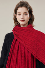 Écharpe de Noël longue et douce en peluche