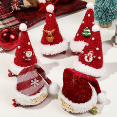 Chapeau de Noël mignon pour enfants, accessoire de cheveux de princesse pour les fêtes