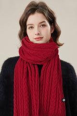 Écharpe de Noël longue et douce en peluche