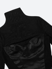 Robe mini transparente à découpes Baddie