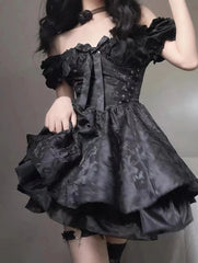 Robe mini princesse noire