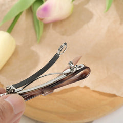 Acrylic Christmas Hair Accessory - Chic Plain Color Accessories-L