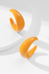 Boucles d'oreilles colorées en acrylique