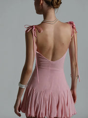 Robe mini dos nu Coquette