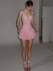 Robe mini dos nu Coquette