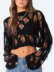 Crochet Crop Sweater