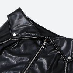 Faux Leather Mini Skirt