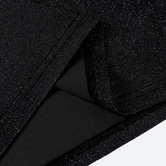 Robe mini dos nu à paillettes